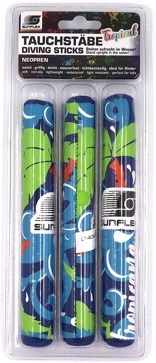 Sunflex Tropical Wave Diving Sticks - Retail Packaging - Front